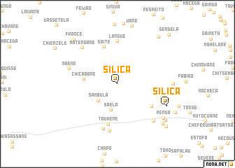 map of Silica