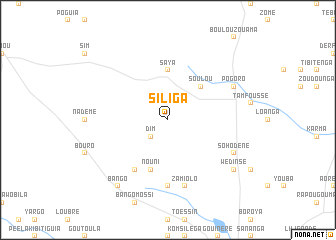 map of Siliga