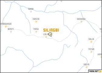 map of Silingbi