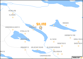 map of Silino