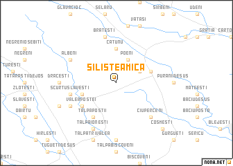 map of Siliştea Mică