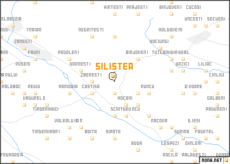 map of Siliştea