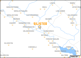 map of Siliştea