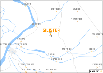 map of Siliştea