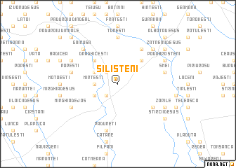 map of Silişteni
