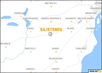 map of Silistraru