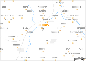 map of Silivaş