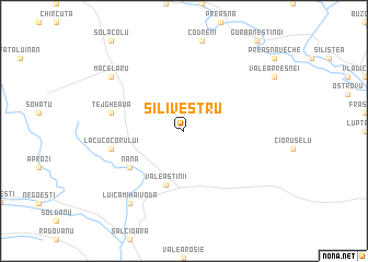 map of Silivestru