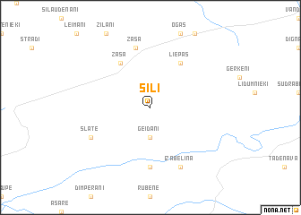 map of Sīļi