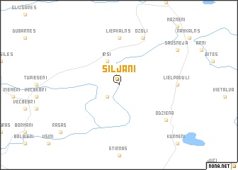 map of Siljāņi