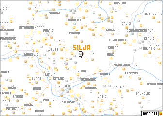 map of Šilja