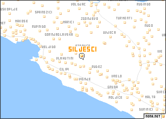 map of Silješci