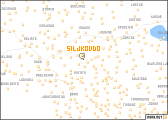 map of Šiljkov Do