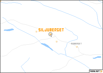 map of Siljuberget