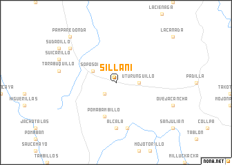 map of Sillani