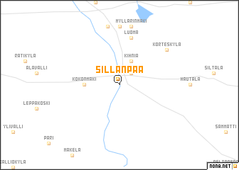 map of Sillanpää