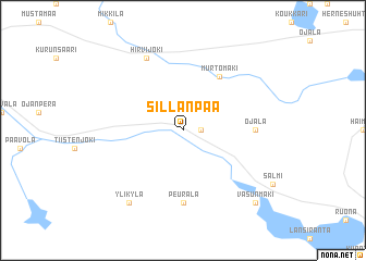 map of Sillanpää