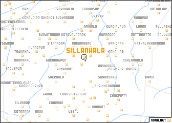 map of Sillānwāla