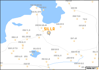 map of Silla
