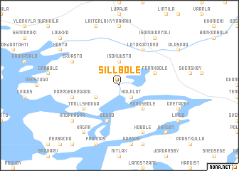 map of Sillböle