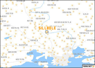 map of Sillböle