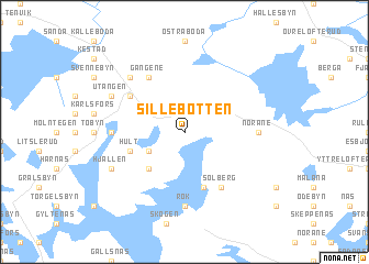 map of Sillebotten