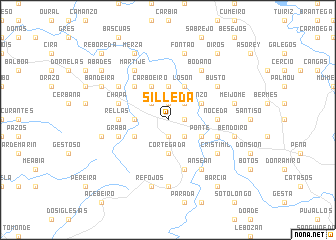 map of Silleda