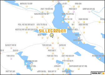 map of Sillegården