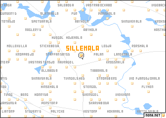 map of Sillemåla