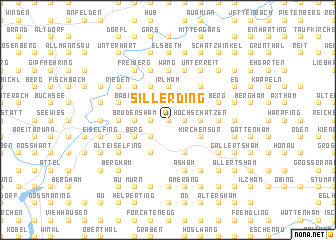 map of Sillerding