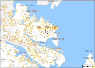 map of Sillery Bay