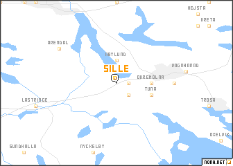 map of Sille