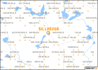 map of Sillhövda