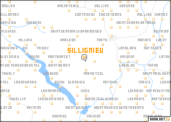 map of Sillignieu