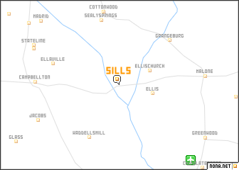 map of Sills