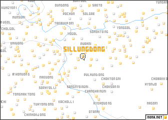 map of Sillŭng-dong