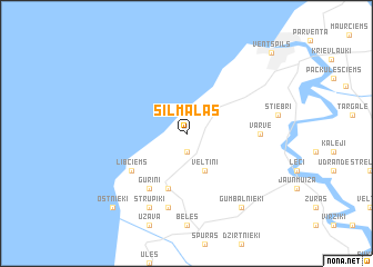 map of Silmalas