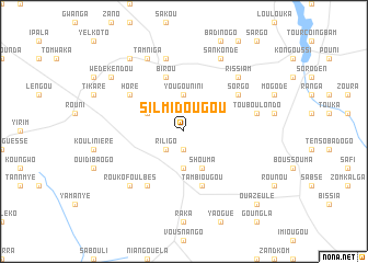 map of Silmidougou