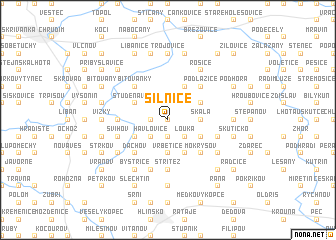 map of Silnice