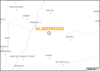 map of Siloam Springs