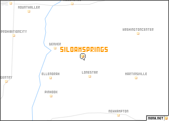 map of Siloam Springs