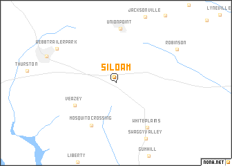 map of Siloam