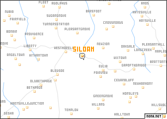 map of Siloam