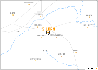 map of Siloam