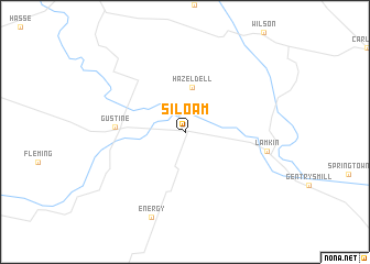 map of Siloam