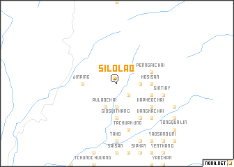 map of Si Lo Lào