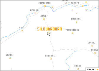 map of Siloudaoban