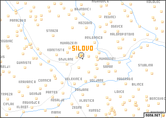 map of Šilovo