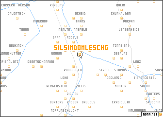 map of Sils im Domleschg