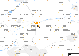 map of Silsoe